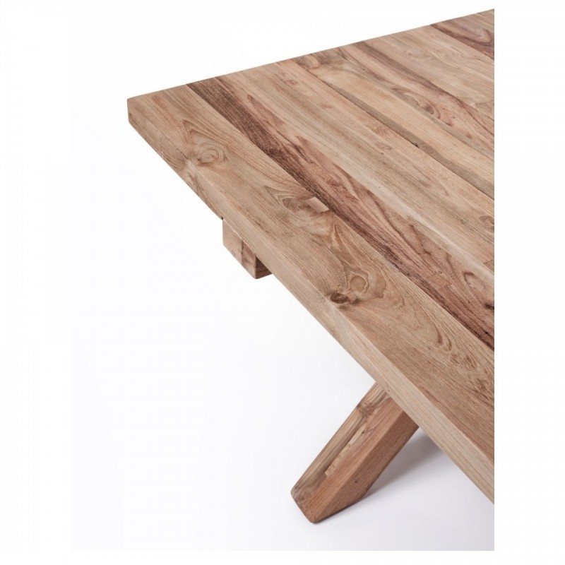 TEAK RECYCLED DINING TABLE 250 - DINING TABLES